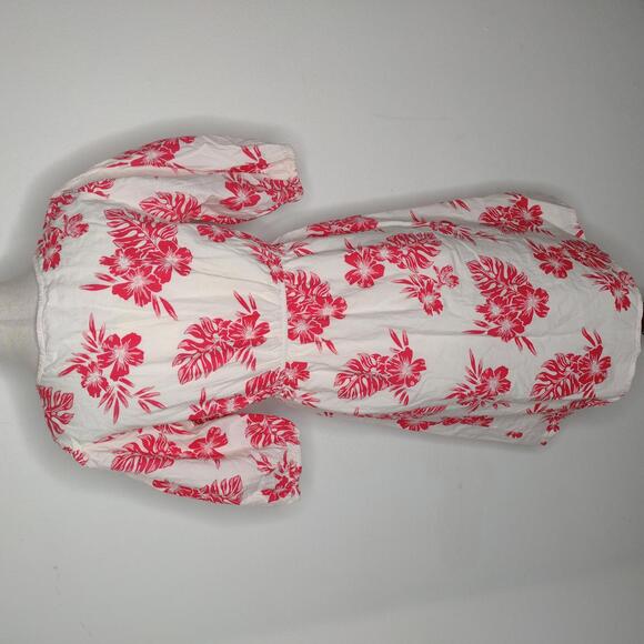 NWT Sim & Sam Women's White/Red Tropical Dress Size Medium - Picture 6 of 13